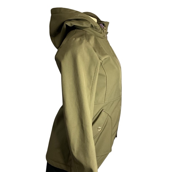MICHAEL KORS WOMENS JACKET.COLOR OLIVE LIGHTWEIGHT - Picture 4 of 16